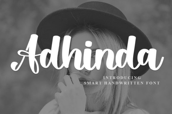 Adhinda: A Refined Script Font for Business Branding