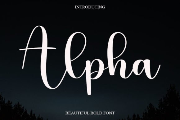 Alpha: Elevating Editorial Design with a Luxurious Handwritten Typeface