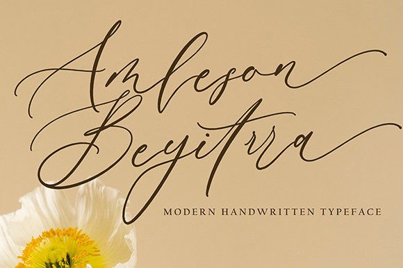 Amleson Beyitrra: A Timeless Handwritten Font for Brands