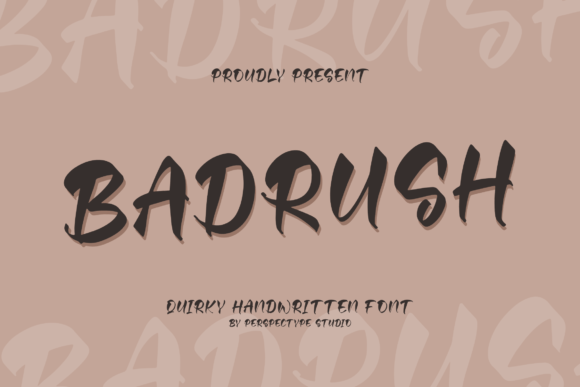 Badrush: A Quirky Handwritten Font for Web Design