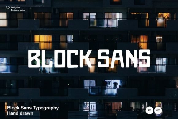 Block Sans: A Handwritten Font for Modern Web Design