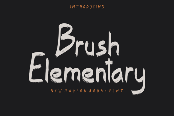 Brush Elementary: A Handwritten Script Font for Modern Editorial Design