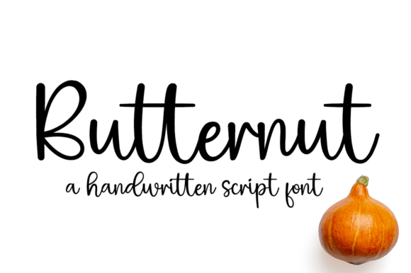 Butternut: A Smooth Handwritten Script Font for Elegant Editorial Design