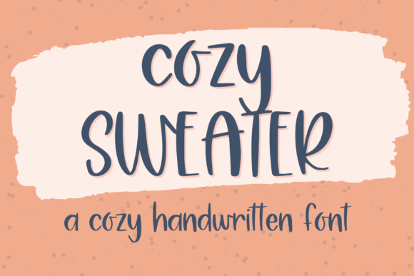 Cozy Sweater: A Warm Handwritten Typeface for Editorial Design