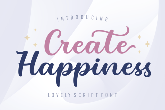 Create Happiness: A Designer’s Go-To Script Font for Dreamy Brand Identities