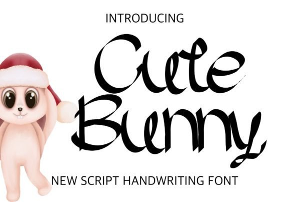 Cute Bunny: A Playful Handwritten Font for Editorial Charm
