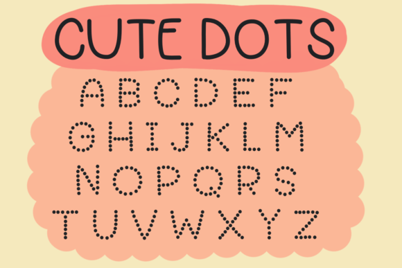 Cute Dots: A Handwritten Font for Small Business Branding