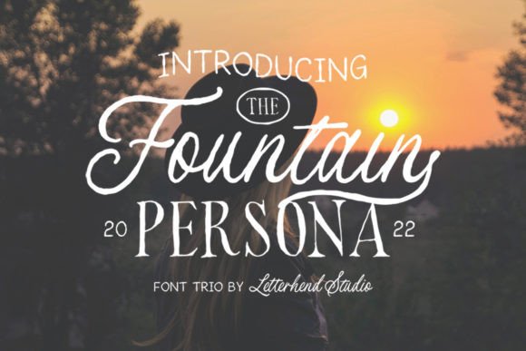 Fountain Persona Trio: A Premium Handwritten Font for Web Design
