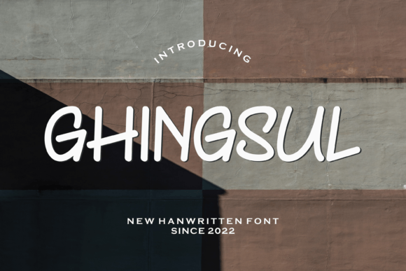 Ghingsul: A Modern Handwritten Font for Your Brand