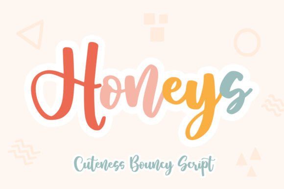 Honeys: A Romantic Script Typeface for Brand Identity
