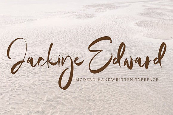 Jackiye Edward: A Fresh Handwritten Font for Modern Marketing Visuals