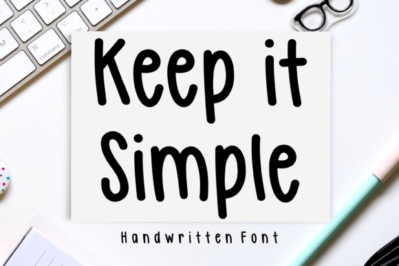 Keep It Simple: A Handwritten Font for Web Design