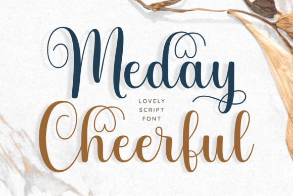 Meday Cheerful: A Designer’s Go-To Script Font for Elegant Branding
