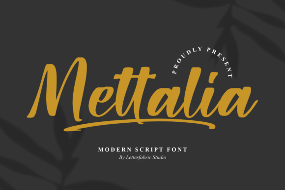 Mettalia: A Bold Script Font for Your Brand
