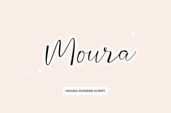 Moura: A Luxury Handwritten Font for Editorial Design