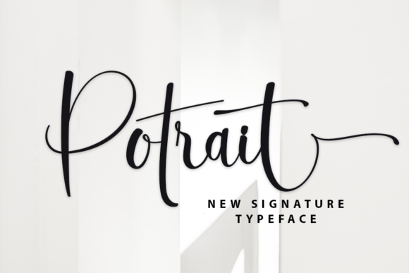 Potrait: The Elegant Script Font for Modern Branding
