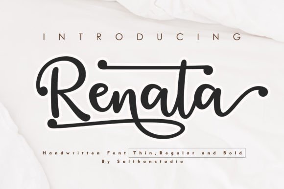 Renata: A Handwritten Font for Authentic Branding