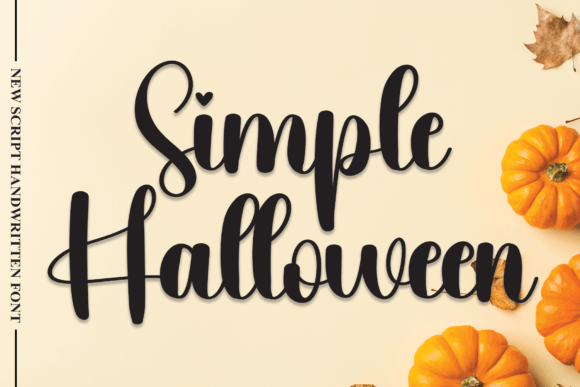 Simple Halloween: A Spooky Yet Elegant Font for Branding