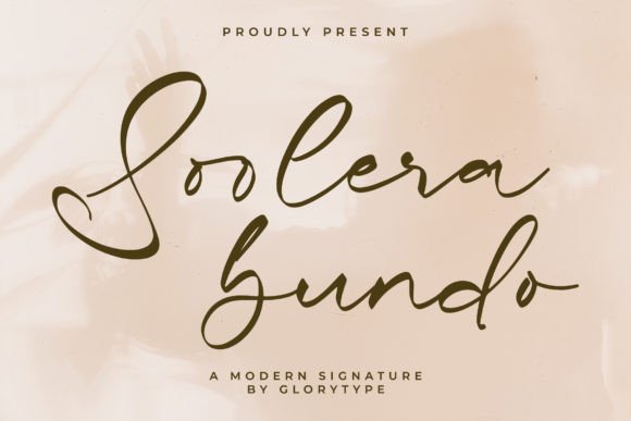 Soolera Bundo: A Modern Script Font for Campaigns