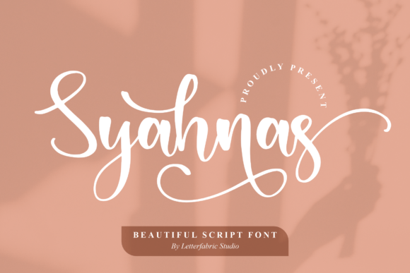 Syahnas: A Charming Script Font for Makers