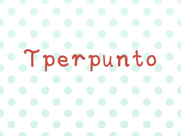 Tperpunto: A Handwritten Font for Your Brand