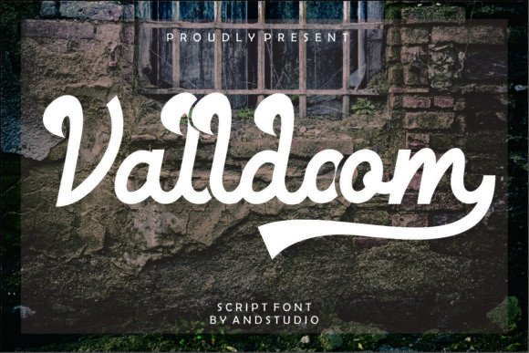 Valldoom: A Bold Script Font for Your Brand