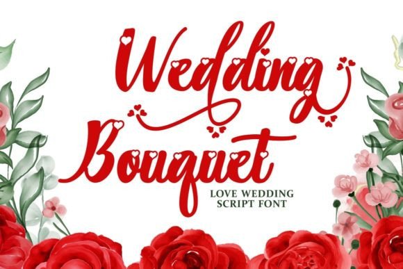 Wedding Bouquet: A Romantic Script Font for Business