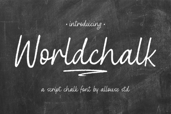 Worldchalk: The Script Font for Bold Campaigns