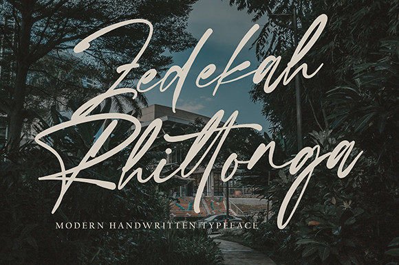 Zadekah Rhittonga: A Modern Script Font Review